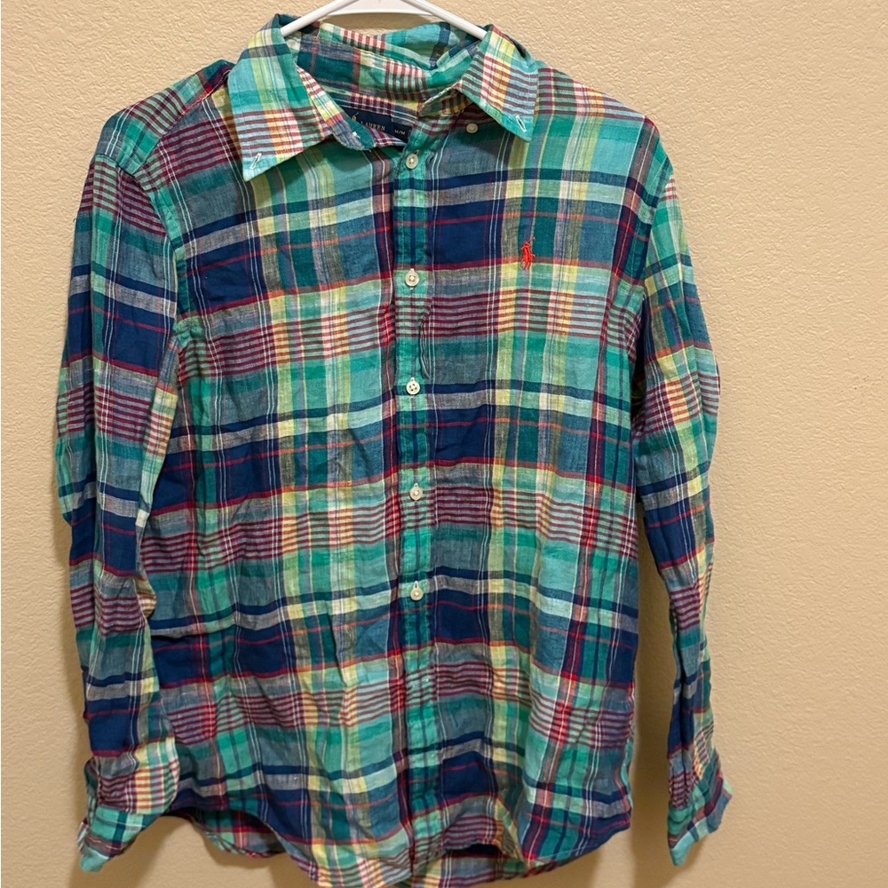 Ralph Lauren Plaid Button Down Shirt